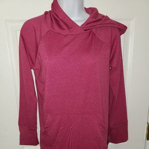 Lularoe Magenta Amber Hoodie Sz M